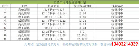 石家莊應急局12月考證全攻略:電工/焊工/高處證報名流程+培訓考試詳解