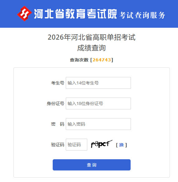 2026年河北省單招考試分數線 醫學類分數最低